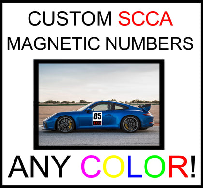 SCCA Magnetic Signs