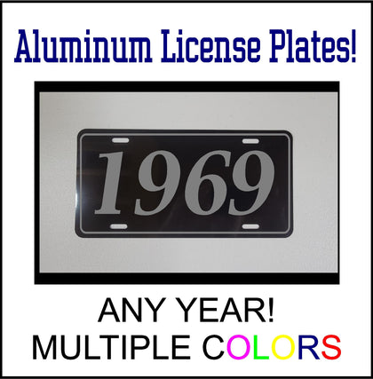 Year License Plates